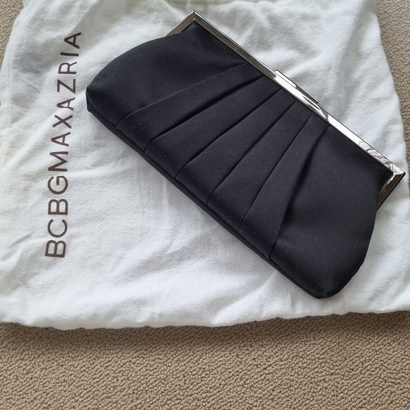BCBG Black Clutch - Picture 1 of 5